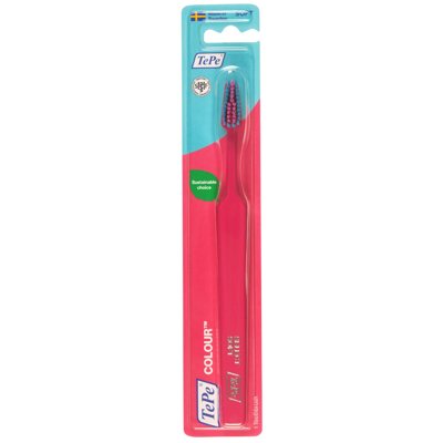 TEPE Colour, dantų šepetėlis, minkštas, rožinis, 1 vnt