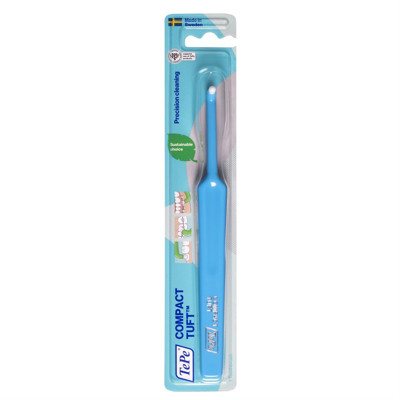 TEPE COMPACT TUFT, dantų šepetėlis, vieno danties