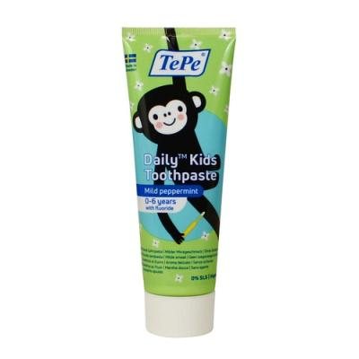 TePe dantų pasta 3-6 metų vaikams DAILY KIDS, mėtų skonio, 75 ml