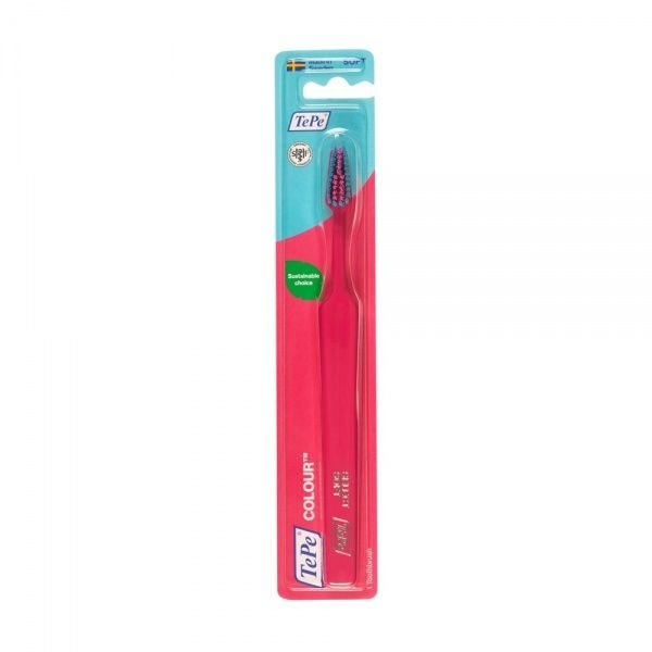 TEPE dantų šepetėlis COLOUR, minkštas, rožinis, 1 vnt