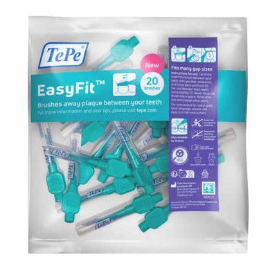 TEPE, EasyFit S/M, tarpdančių šepetėliai, 20 vnt