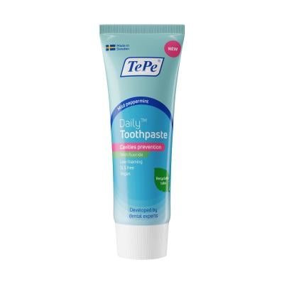 TePe kasdieninė dantų pasta DAILY, mėtų skonio, 75 ml