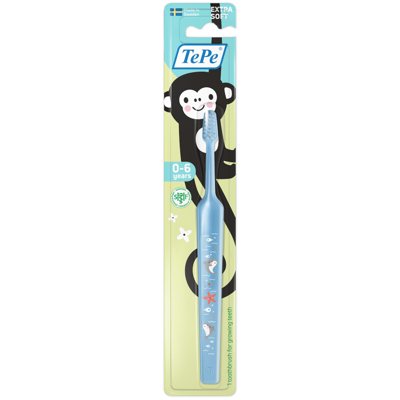 TEPE MINI, dantų šepetėlis, labai minkštas (0-.), blisteris, 6 m