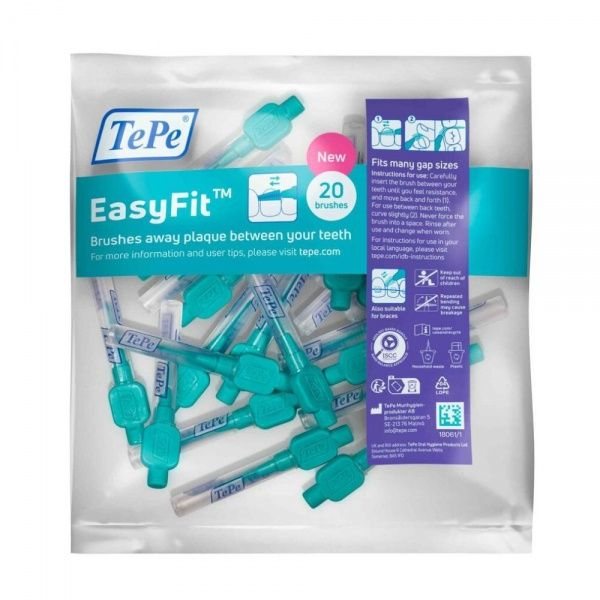 TEPE tarpdančių šepetėliai EASYFIT, S/M, 20 vnt