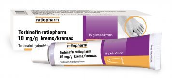 TERBINAFIN-Ratiopharm 10 mg/g kremas N1, 15 g
