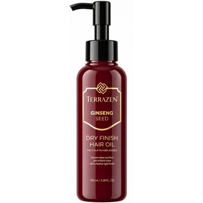Terrazen Aliejus plaukams Ginseng Seed Dry Finish Hair Oil TER86870, 100 ml