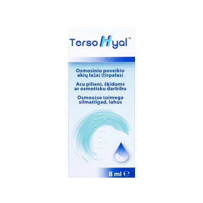 Tersohyal akių lašai (tirpalas), 8 ml