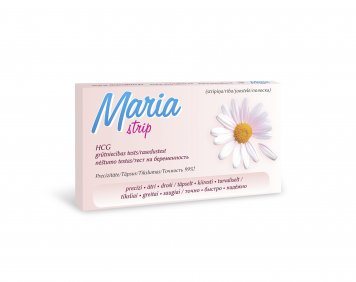 TESTAS nėštumui nustatyti MARIA Strip (juostelė) N1