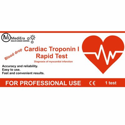 Testas širdies troponino I, profesionaliam naudojimui, 1 vnt