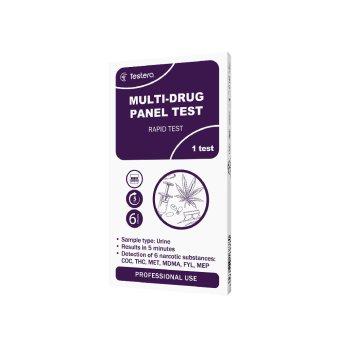 TESTERA 6 narkotinių medžiagų testas, 1 vnt