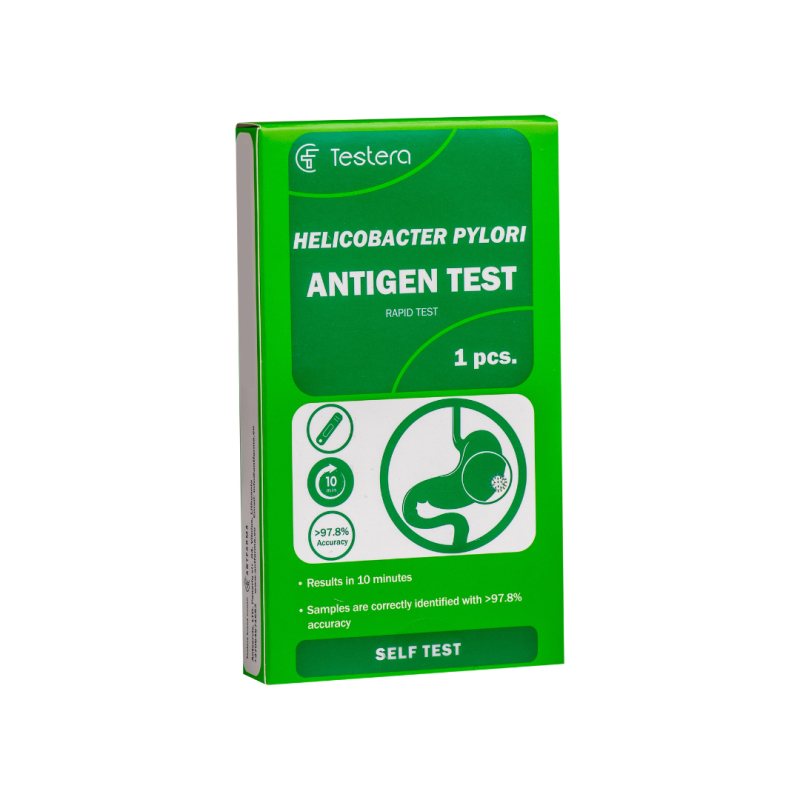 Testera Helicobacter Pylori testas