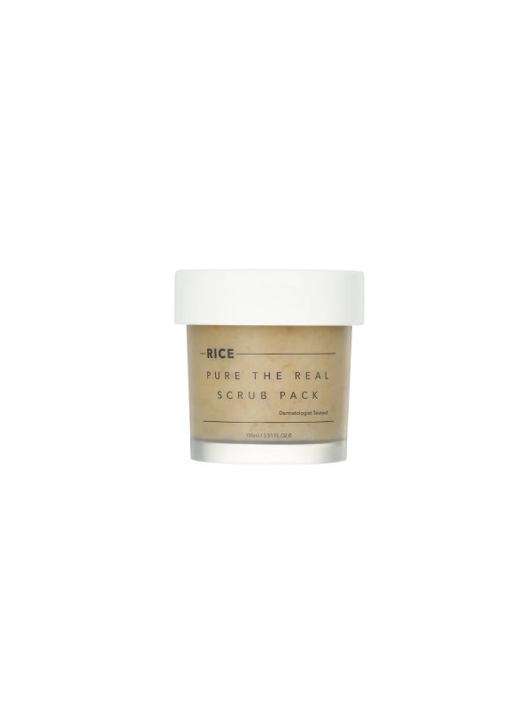 THANK YOU FARMER Rice Pure The Real Scrub Pack šveitiklis, 100 ml