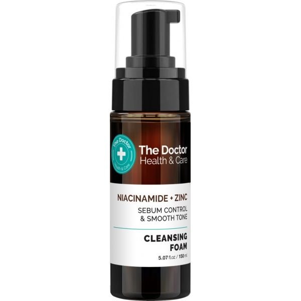 THE DOCTOR valančios veido putos NIACINAMIDAS + CINKAS, 150 ml
