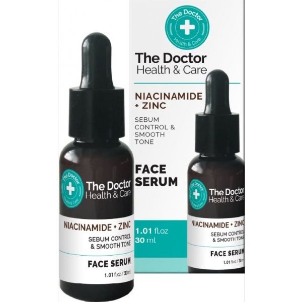 THE DOCTOR veido serumas NIACINAMIDAS + CINKAS, 30 ml