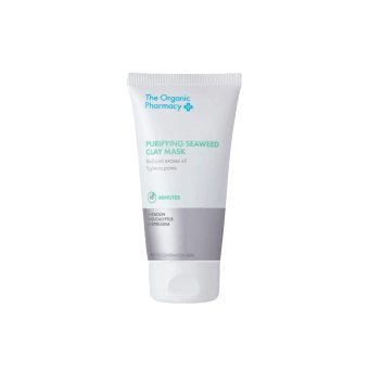 THE ORGANIC PHARMACY jūros dumblių ir molio veido kaukė PURIFYING SEAWEED CLAY MASK, 60 ml