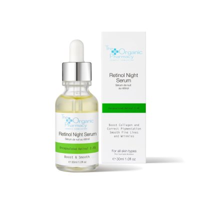 THE ORGANIC PHARMACY retinolio naktinis veido serumas 2,5%, 30 ml