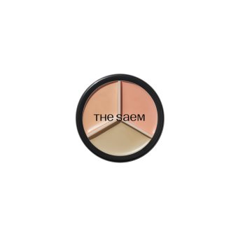 THE SAEM, maskavimo priemonė, Cover Perfection Triple Pot, 01 Correct Beige, 13.5 g