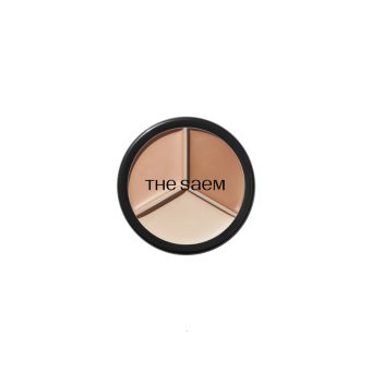 THE SAEM maskavimo priemonė, Cover Perfection Triple Pot, 02 Contour Beige, 13.5 g