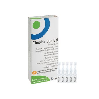 THEA THEALOZ DUO geliniai akių lašai, N30, 0.4 g