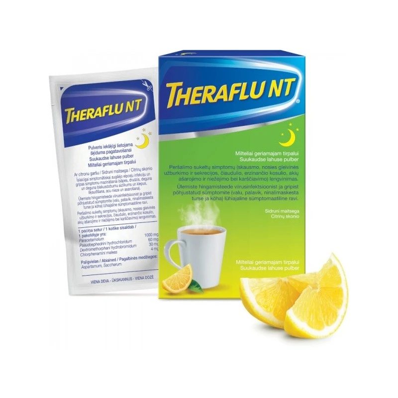 THERAFLU NT MILT. GERIAM. TIRP. N6 (žal.)