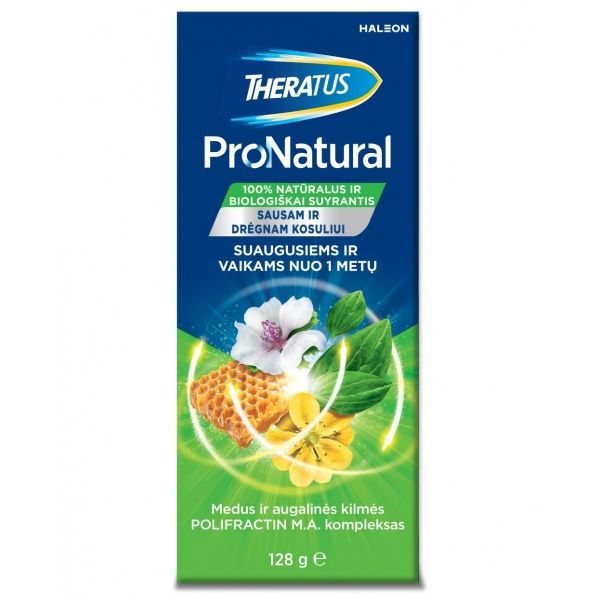 THERATUS sirupas PRONATURAL, 128 g