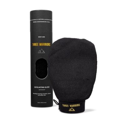 Three Warriors šveičiamoji kūno pirštinė Exfoliating Glove