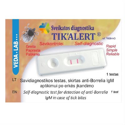 TIK'ALERT, Laimo ligos (Lyme disease) testas, 1 vnt