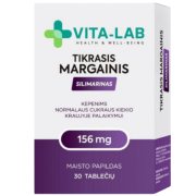 Tikrasis margainis, silimarinas VITA-LAB 156 mg, 30 tablečių