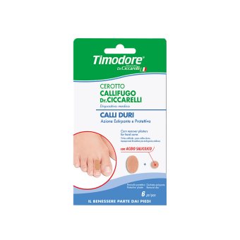 TIMODORE pleistrai nuospaudoms šalinti CORN REMOVER, 6 vnt