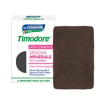 TIMODORE švelni mineralinė pemza, juoda spalva, 1 vnt
