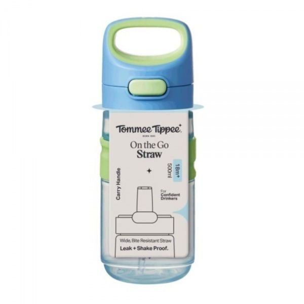 TOMMEE TIPPEE sportinė gertuvė ON THE GO STRAW, nuo 18 mėn., 500 ml