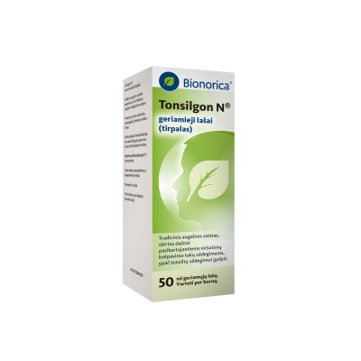 Tonsilgon N geriamieji lašai, 50 ml