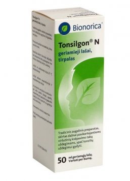 TONSILGON N geriamieji lašai, tirpalas N1, 50 ml