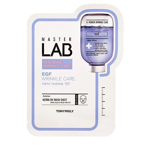TONYMOLY Master Lab kaukė veidui lakštinė su Epidermio aug. fakt., Vnt, 19 g