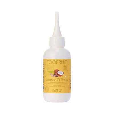 TOOFRUIT Aliejinė kaukė plaukams nuo utėlių “Chasse Ô Poux”, nuo 3 metų, ., 125 ml