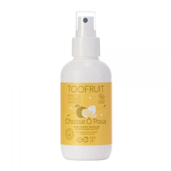 TOOFRUIT apsauginis purškiklis plaukams nuo utėlių CHASSE Ô POUX, nuo ., 125 ml, 3 m