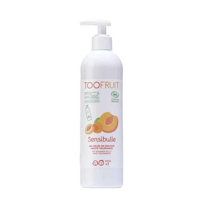 TOOFRUIT Dušo želė vaikams “Sensibulle”, nuo 3 metų, ., Abrikosas ir Persikas, 400 ml