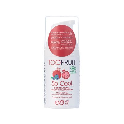 TOOFRUIT Gelinis veido kremas vaikams “So Cool”, nuo 5 metų, ., 30 ml