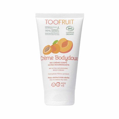 TOOFRUIT Maitinamasis kūno kremas vaikams "Bodydoux", nuo 5 metų, ., Persikai ir Abrikosai, 150 ml