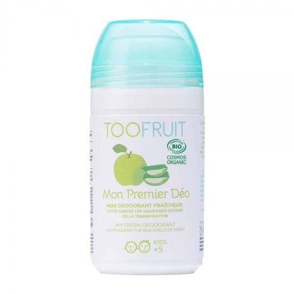 TOOFRUIT rutulinis dezodorantas vaikams MON PREMIER DEO, APPLE + ALOE VERA, nuo ., 50 ml, 5 m