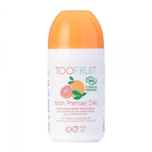 TOOFRUIT rutulinis dezodorantas vaikams MON PREMIER DEO GRAPEFRUIT + MINT, nuo ., 50 ml, 5 m