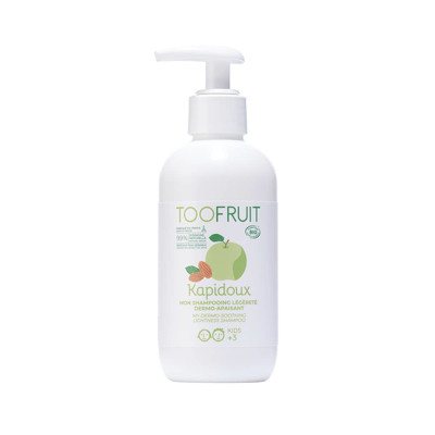 TOOFRUIT Šampūnas vaikams “Kapidoux”, nuo 3 metų, ., Obuolys ir Migdolai, 200 ml