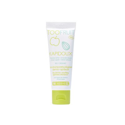 TOOFRUIT Šampūnas vaikams “Kapidoux”, nuo 3 metų, ., Obuolys ir Migdolai, 25 ml