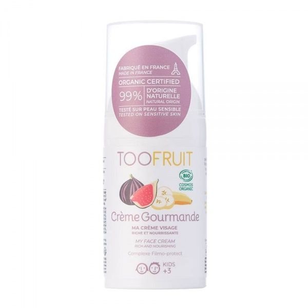 TOOFRUIT veido kremas vaikams GOURMANDE, nuo ., 30 ml, 3 m