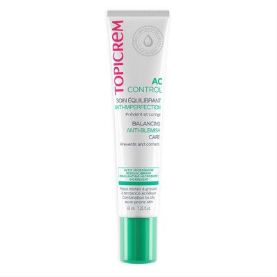 TOPICREM AC CONTROL, balansuojamasis kremas mišriai-riebiai odai, 40 ml