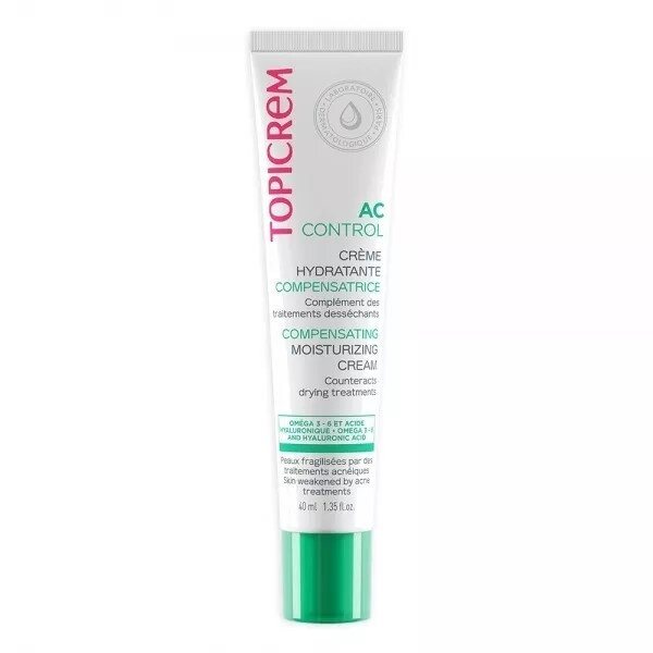 TOPICREM AC, drėkinamasis kompensuojamasis kremas, 40 ml