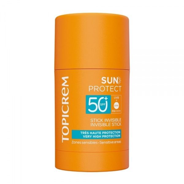 TOPICREM apsauginis veido pieštukas SUN PROTECT INVISIBLE STICK, SPF50+, 15 g