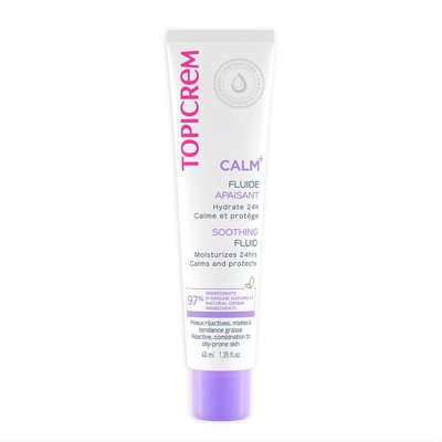 TOPICREM CALM+, raminamoji emulsija jautriai, dirgliai odai, 40 ml