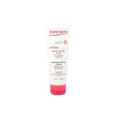 TOPICREM drėkinamasis kremas HYDRA+ Radiance SPF 40 Light spalva, 40 ml