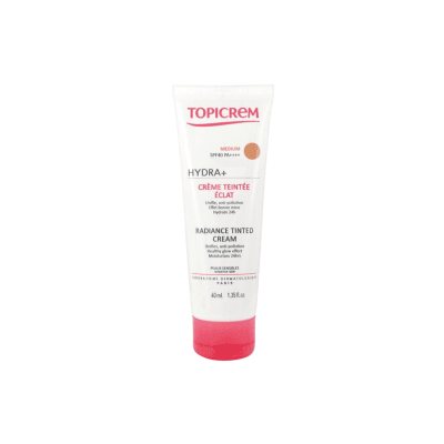 TOPICREM drėkinamasis kremas HYDRA+ Radiance SPF 40 Medium spalva, 40 ml